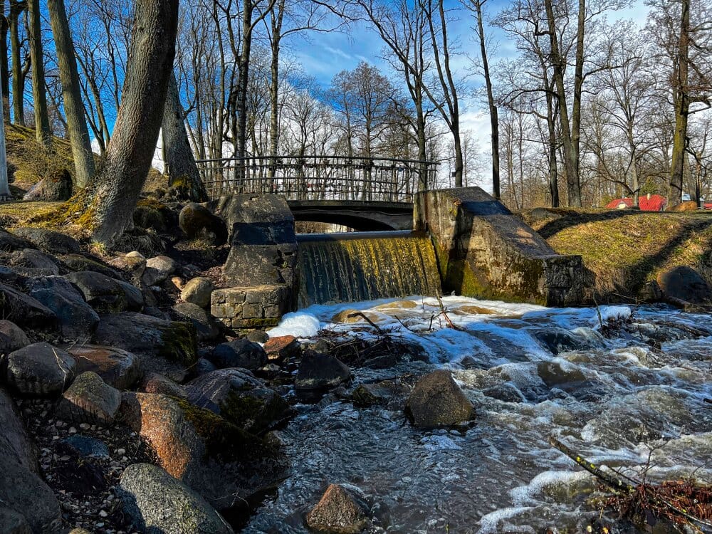 Парк Аркадия. Искусственный водопад