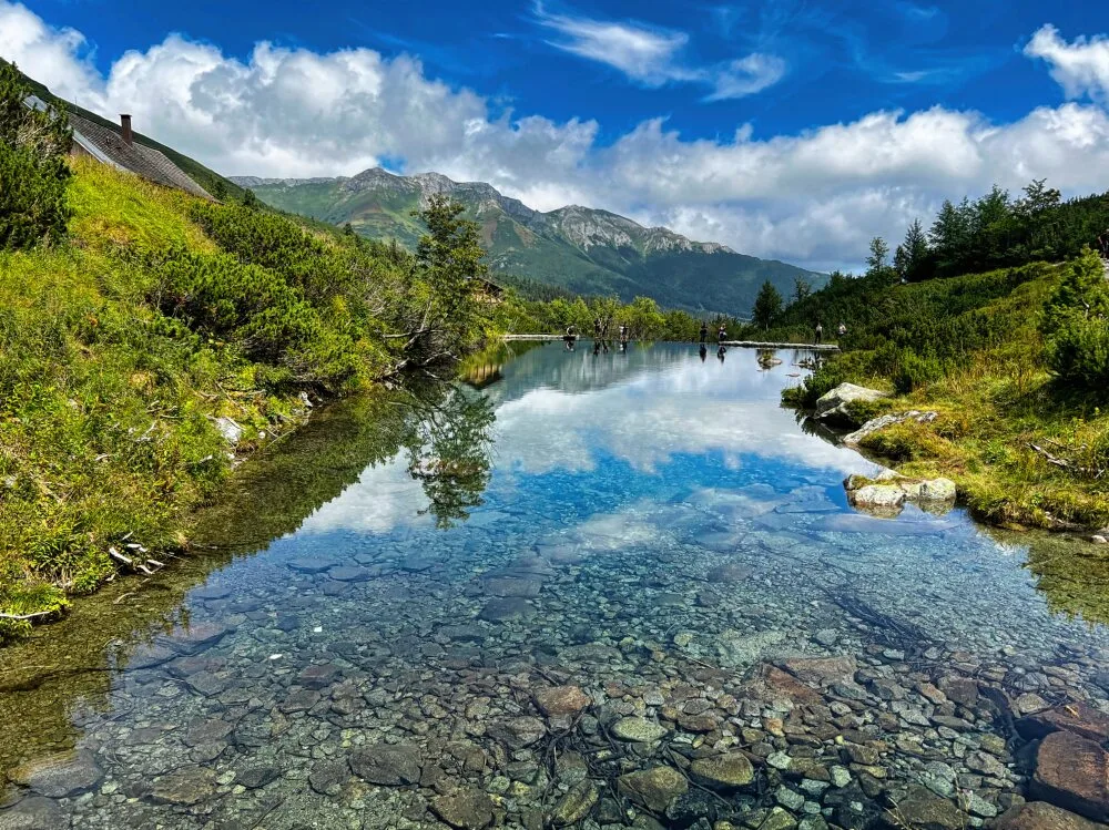 Скальнате плесо. Zelené pleso