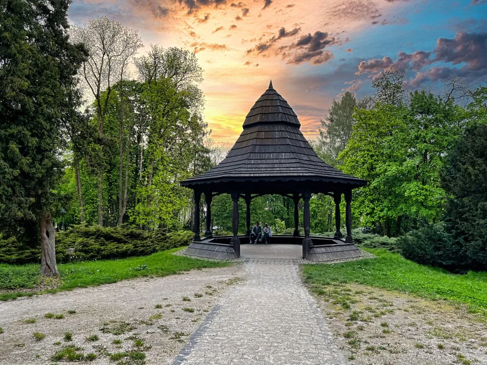 Беседка в парке Сташицы. Ченстохова