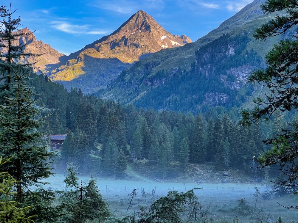 Гора Глёдис в Альпах