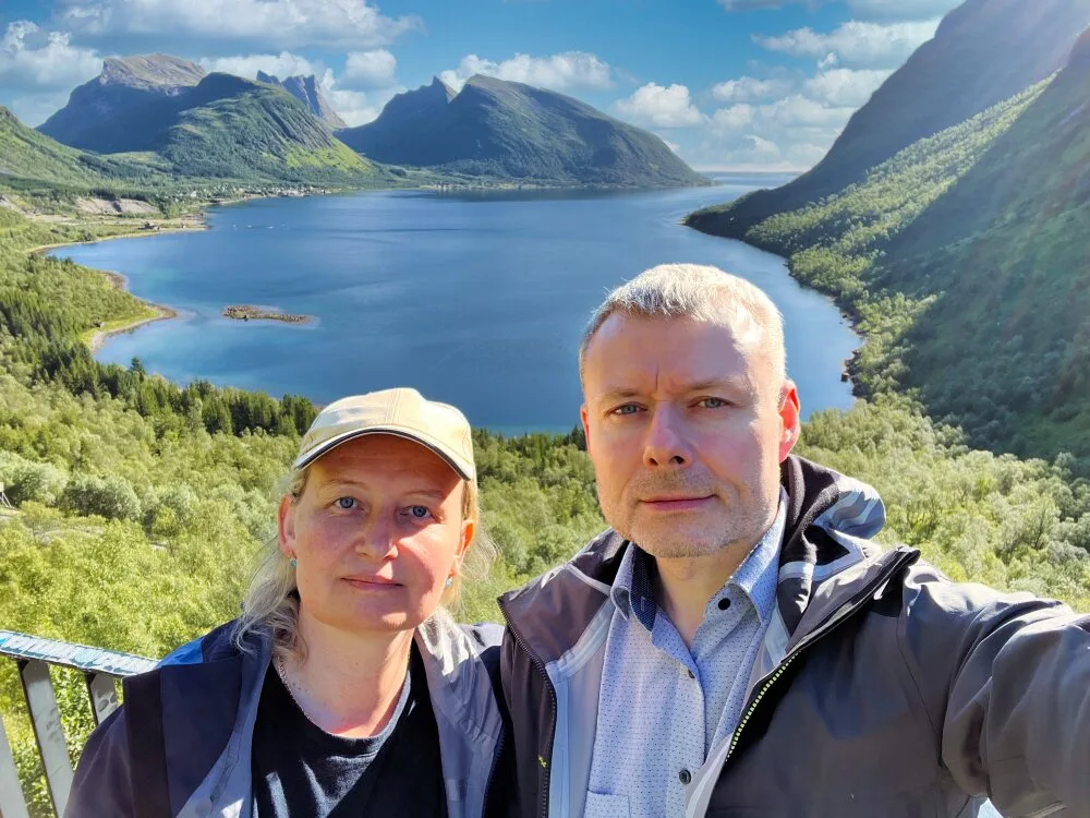 Смотровая площадка Bergsbotn. Остров Сенья, Норвегия